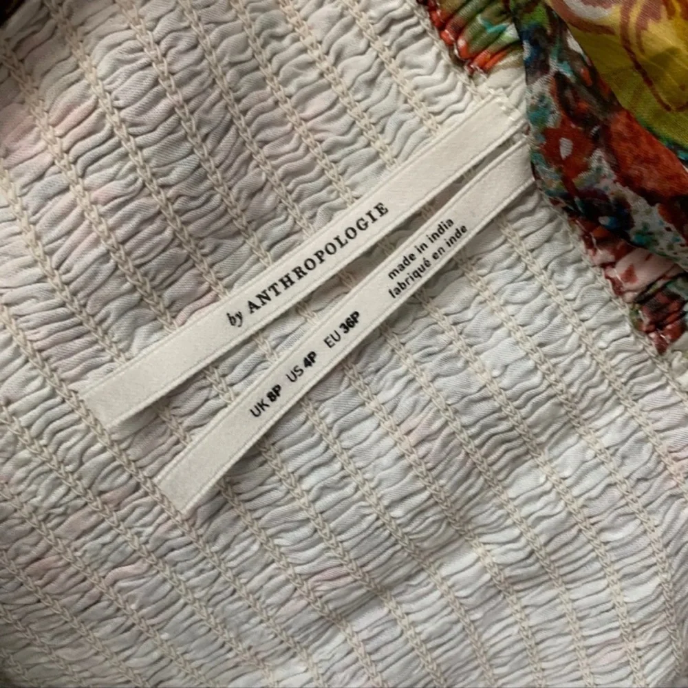 Anthropologie Floral Bohemian Boho Maxi Dress 4P - Picture 7 of 7